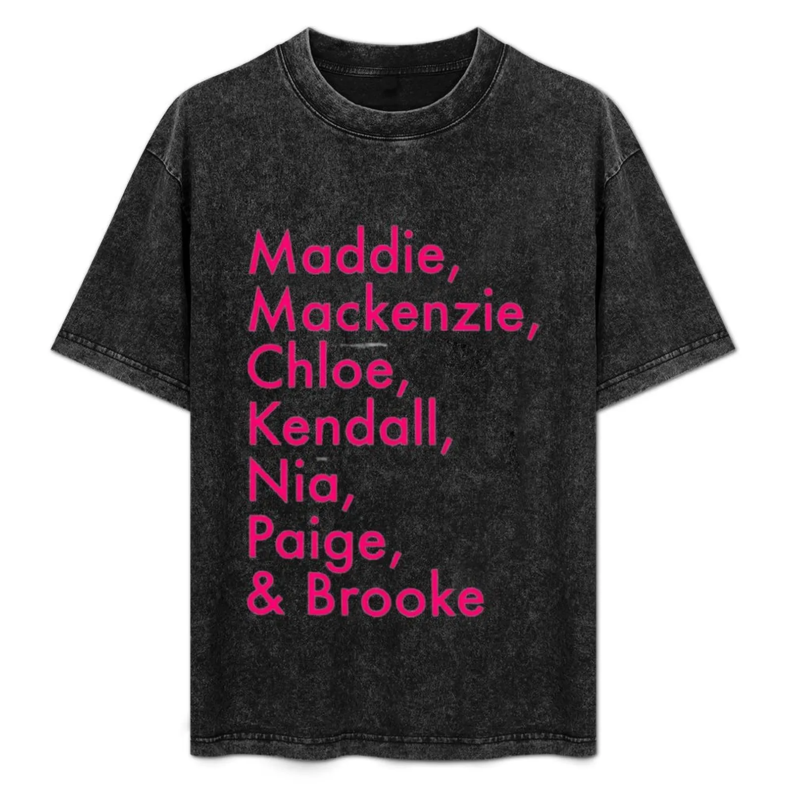 Dance Moms Character Names T-Shirt Modern Print Casual T-Shirt