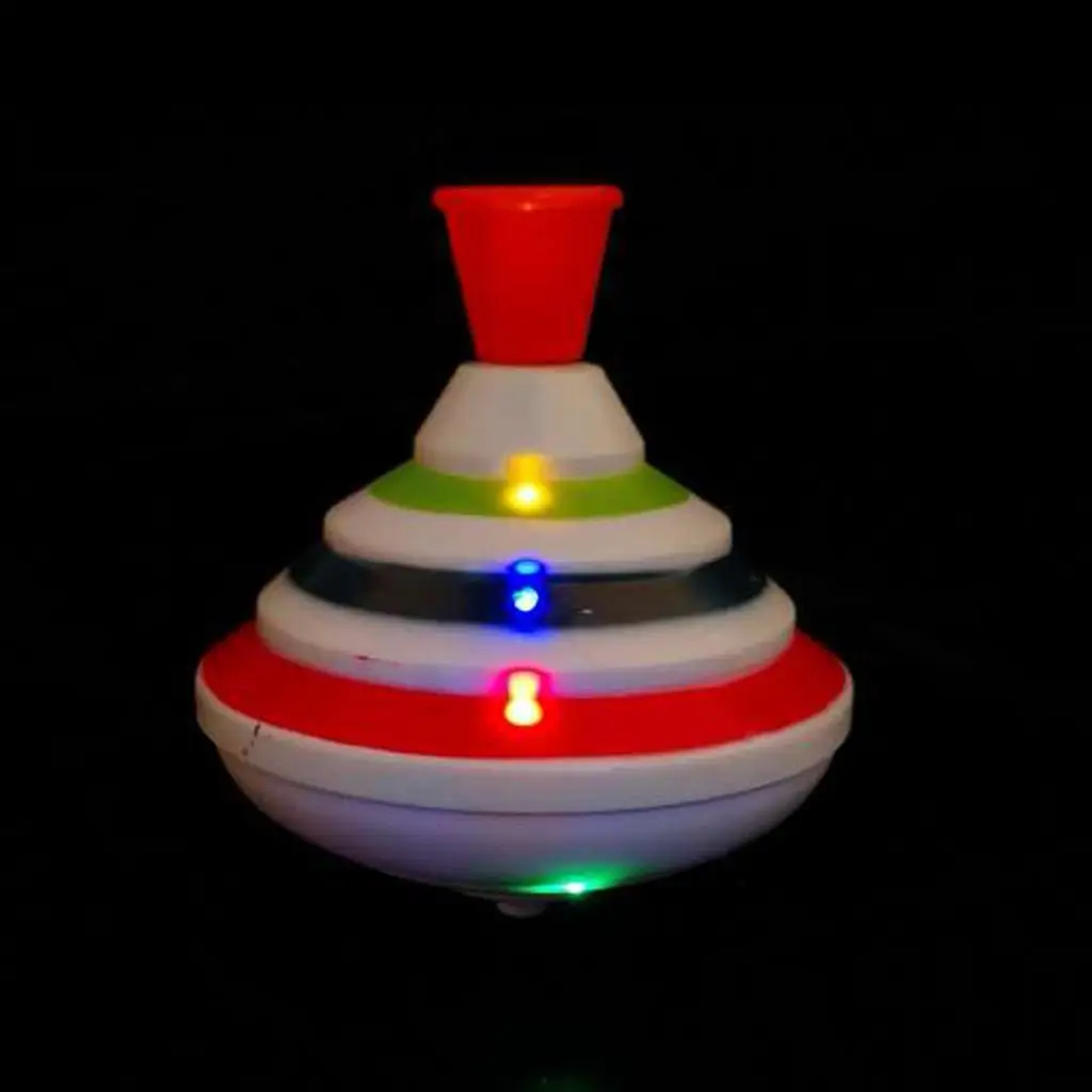 1x Top Toy con musica magica LED Flash Toy Light Up Spinner per bambini