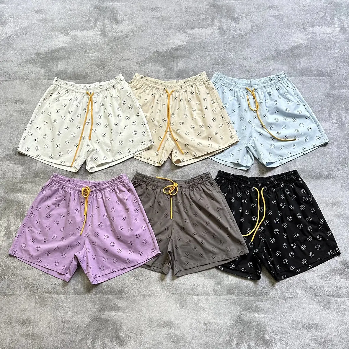 Drew House Hot Sale Men Crystal shorts beach shorts, casual, versatile, trendy brand-name printed shorts