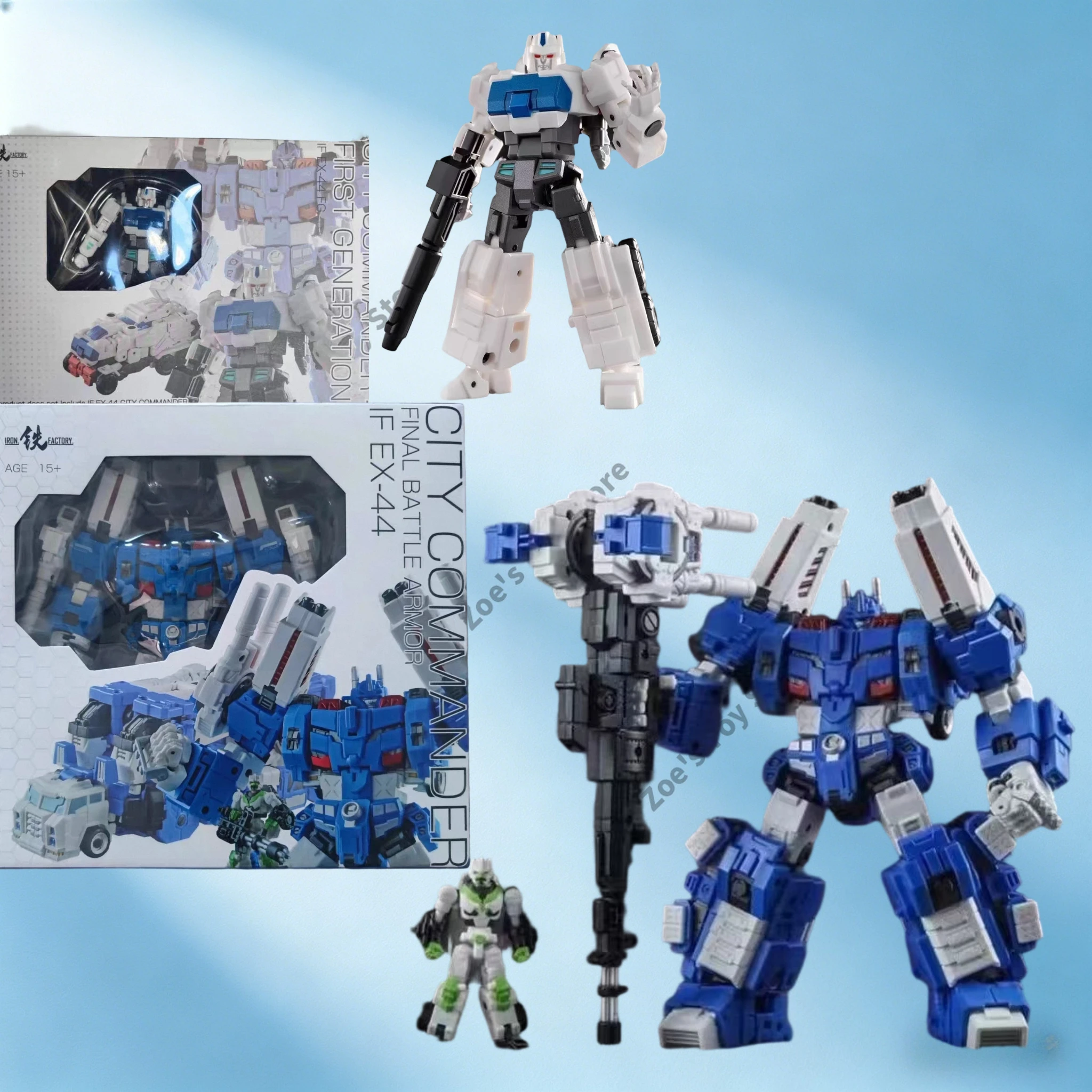

[Ready Stock] Iron Factory IF EX-44 EX44 EX-44FG Ultra Magnus City Commander First Generation Final Battle Armor Action Figure