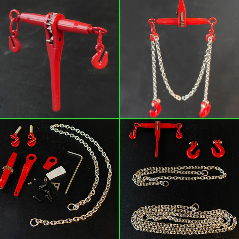 Metal Simulation Heavy Cargo Bundler Kit for 1/14 Tamiya RC Truck for SCANIA 770S R620 for VOLVO Arocs MAN TGX Car Accessories