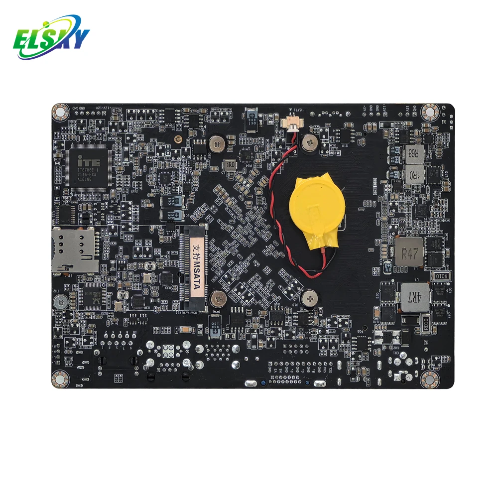 ELSKY Brand M415SE Wide Voltage DC Input 9V~36V 3.5-inch Motherboard Support  J4125 CPU UEFI Secure Boot TPM2.0 2LAN 6COM