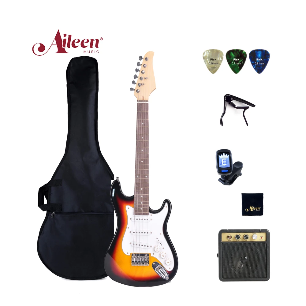 

AileenMusic OEM Custom Full Size Electric Guitar Children Students Adult Guitar(EGS111-36)