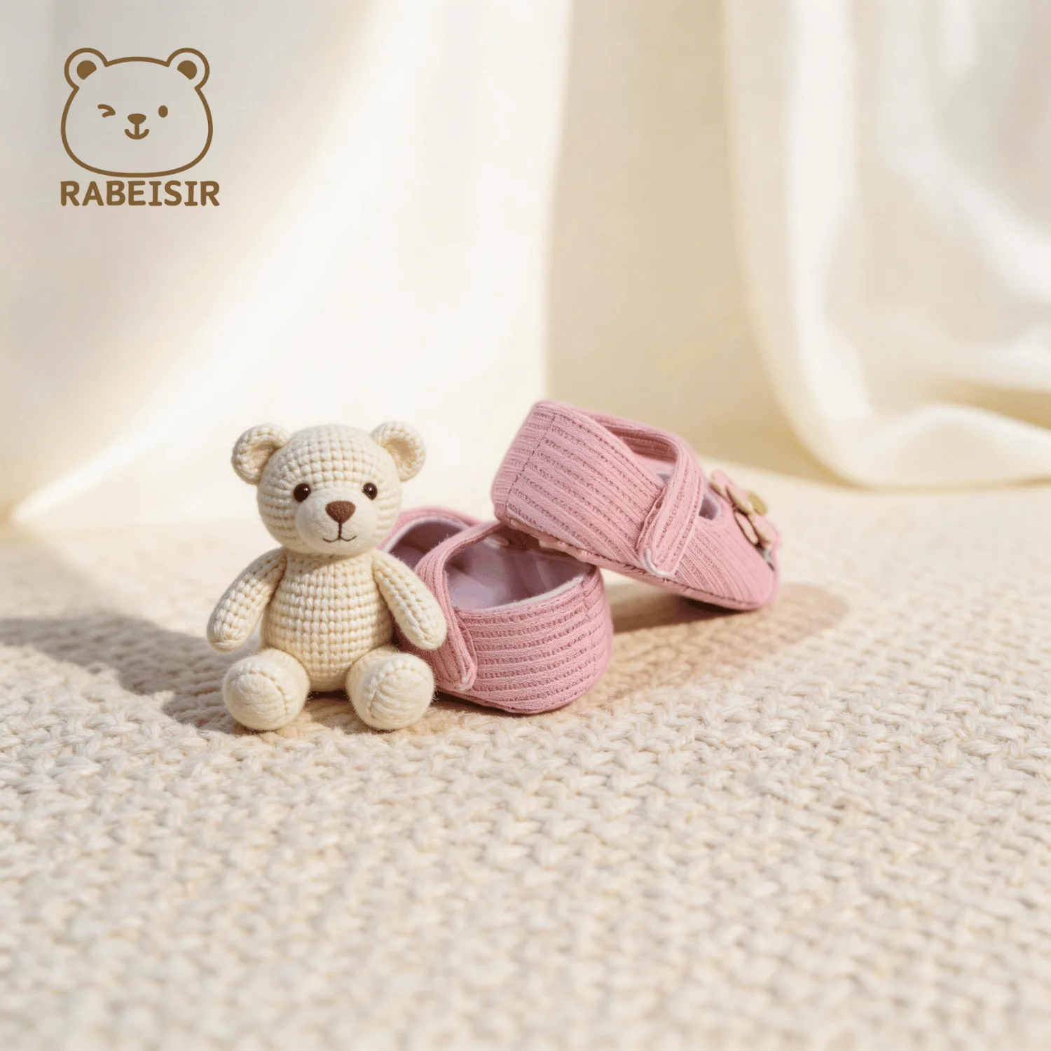 Baby-Stufen-Schuhe für Babys, erstes Paar Kleinkind-Schuhe, Babyschuhe, atmungsaktiv, rutschfest, modische Mädchen-Schuhe im Prinzessinnen-Stil – Detail 10