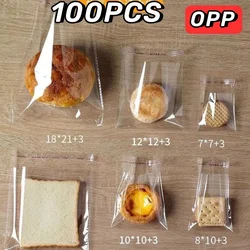 Opp Cellophane Self-adhesive Bag Plastic Transparent Sealed Jewelry Gift Food Candy Chothes Cake Packaging Clear Pouches