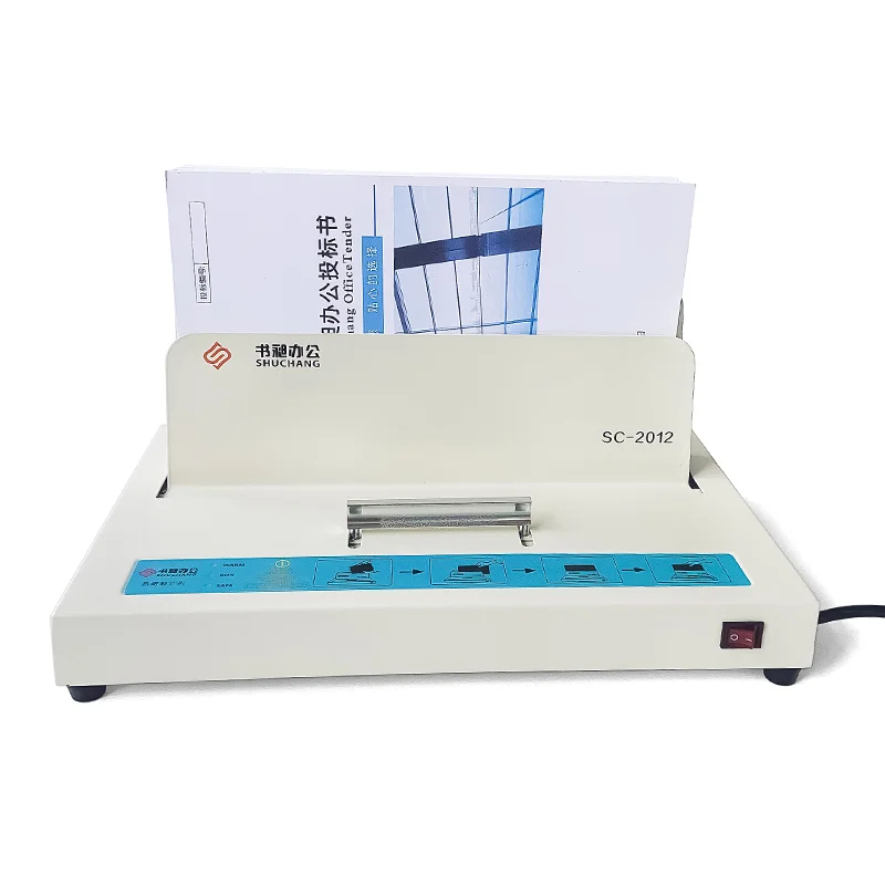 

Hot melt binding machine for tender documents and vouchers fully automatic small Thermal binding machine