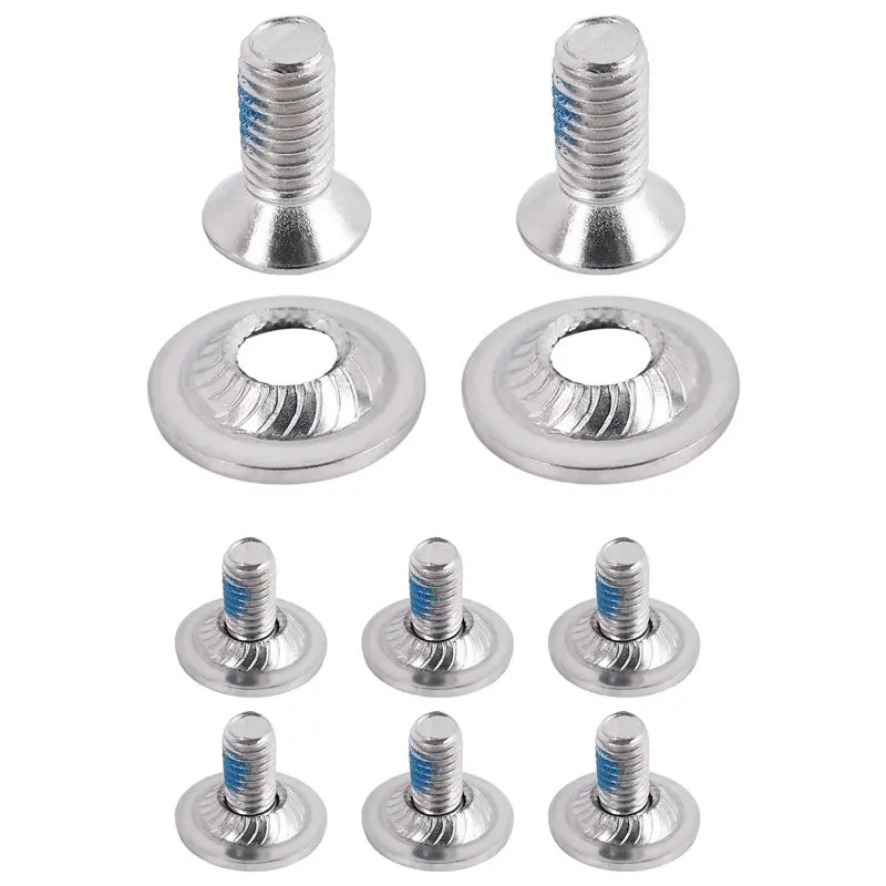 

Набор винтов для креплений сноуборда B48B-8Pcs/Set, монтажные винты для сноуборда с шайбами, аксессуары для крепления лыж