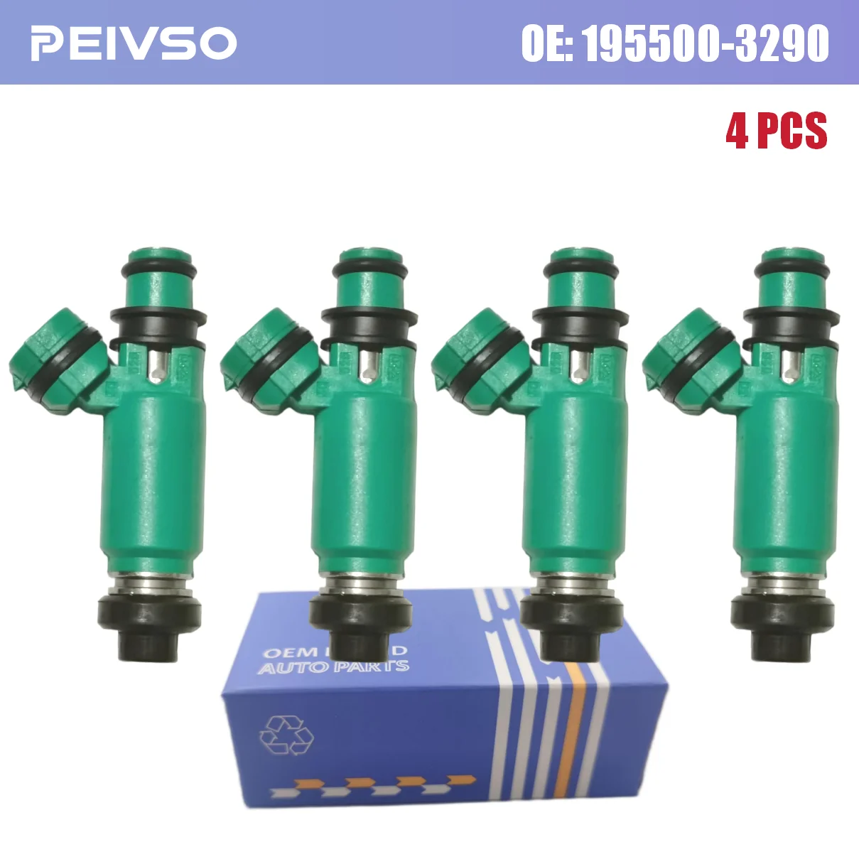 Nouveau 4 pièces/lot 842-12283 195500-3290 injecteurs de carburant pour 1998-2001 Suzuki estime 1,6l L4