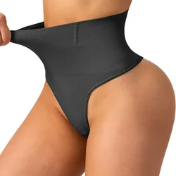 Seam-free Sexy Thong Shapewear for Women Tummy Control Body Shaper Panties Girdle High Waist Shaping Underwear Butt Lifter