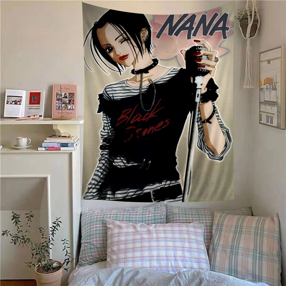 Japanischer klassischer Anime NANA High School DxD Hippie Wandteppich Kunst Wohnzimmer Schlafsaal Deko Heimdekoration Hängende Wandteppiche – Detail 15