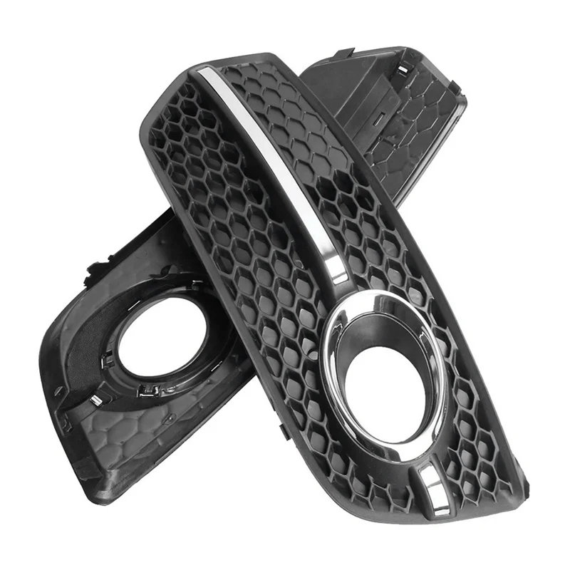 

Car S-Line Front Fog Light Grille Anti-Fog Daytime Running Light Frame For Q5 2009-2011 8R0807681A 8R0807682A