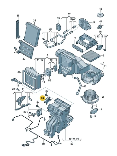 Imagen 2 del producto BOICY-Motor actuador de aleta para calentador de aire acondicionado, para Golf Jetta Tiguan Crafter Touran A1 A3 Q3 Octivia 5Q 0907511 Un 5WA 907511 C