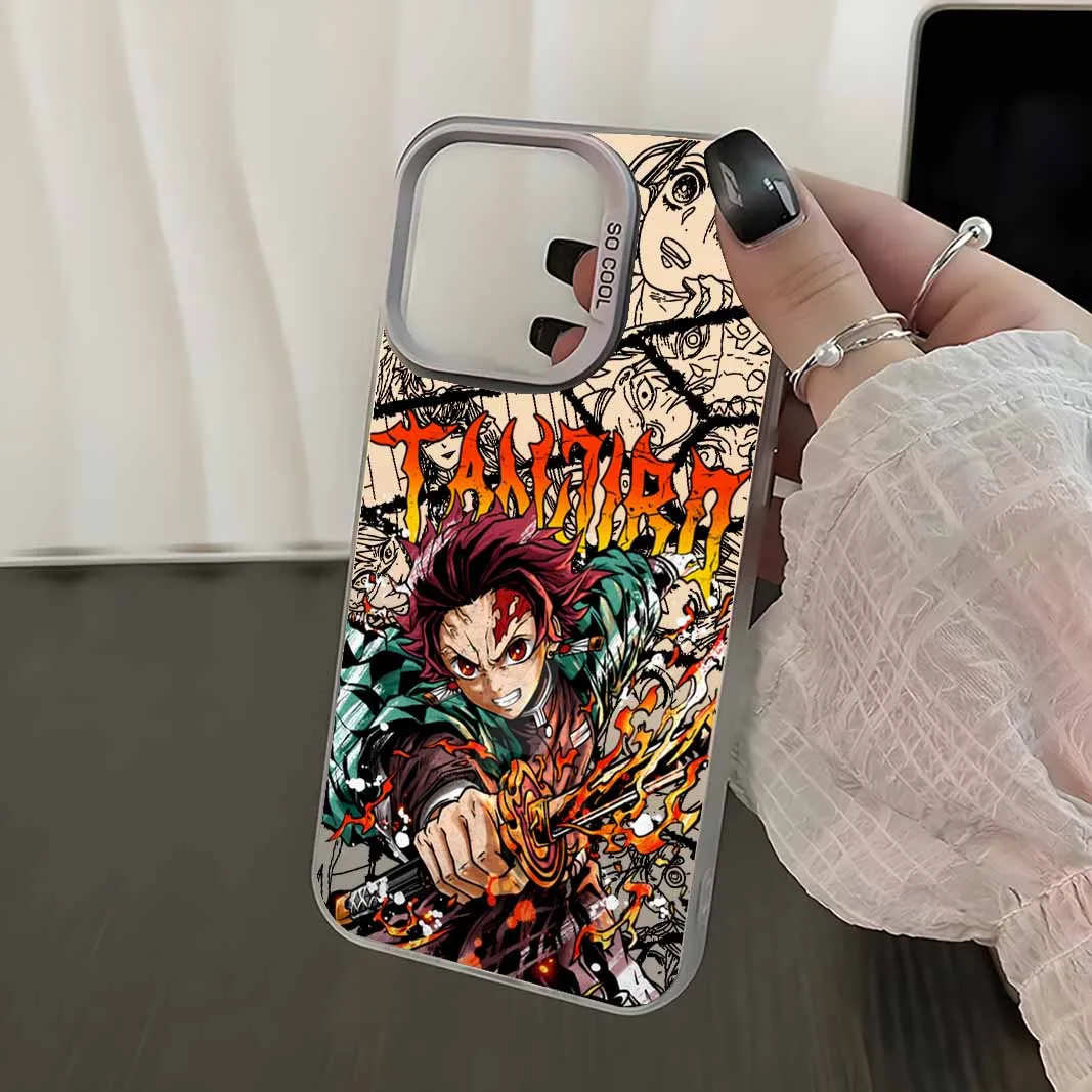 حار الدم أنيمي شيطان القاتل ل Xiaomi 15 15T 14 14T 13 13T 12 12T 11 Pro POCO X7 X6 X5 X3 F6 F5 NFC لينة الملونة جراب هاتف