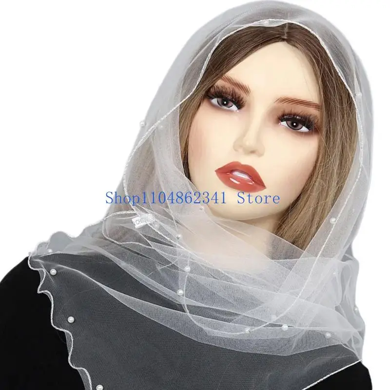 5ASD أنيقة من الدانتيلا مانتيلا حجاب الكنيسة الكاثوليكية خمر رأس الكتلة اللاتينية يغطي المسلمين حجاب الحجاب وشاح الرأس