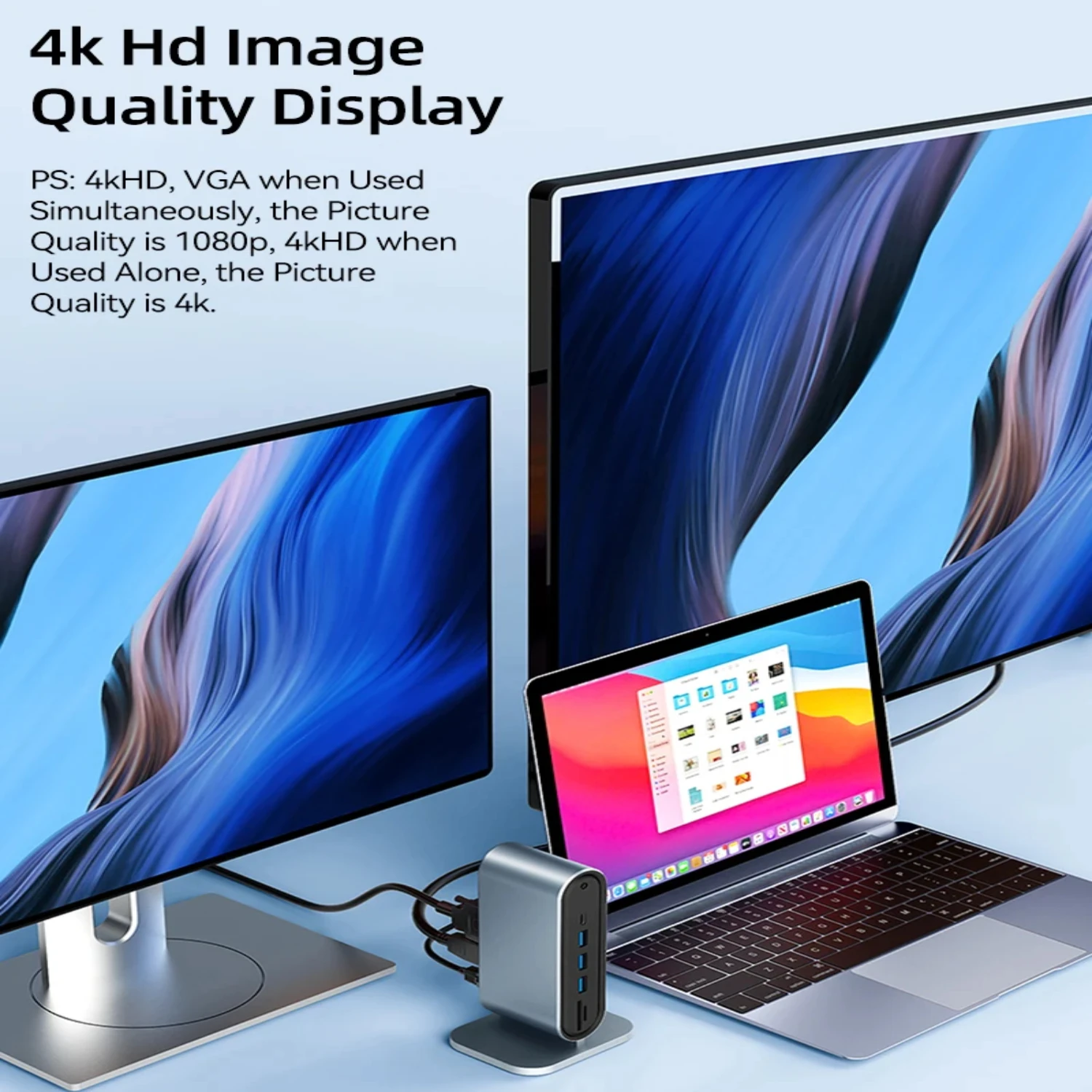 12 w 1 USB C typu C HUB dla MacBook Pro Type-c Hub do PD RJ45 VGA HD 4k@30Hz USB 3.0 TF SD Adapter Stacja dokująca