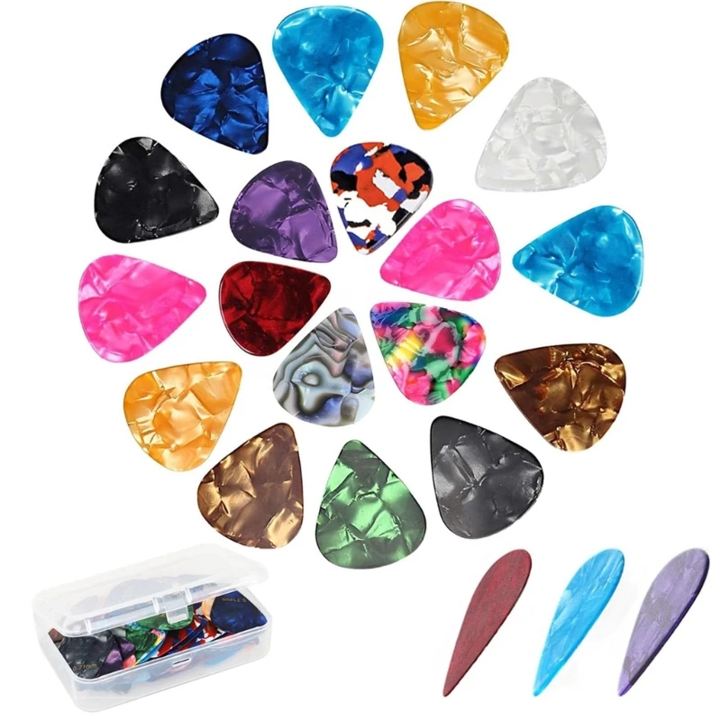 Acoustic Guitar Picks Plectrums Thumb Picks Plastic Guitar Picks Electric Guitar Part Guitar Pick Guitar Pick Bass DropShipping