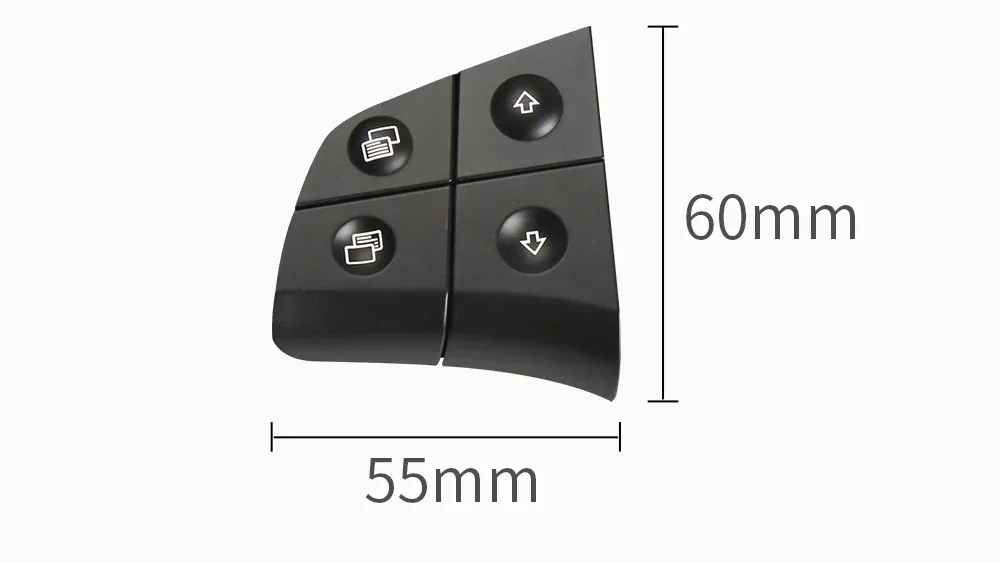 2Pcs Auto Multi-funktion Lenkrad Tasten Kit Für Mercedes Für Benz W164 GL ML Klasse 2006-2009 w251 R Klasse 2006-2009 W245 – Detail 2