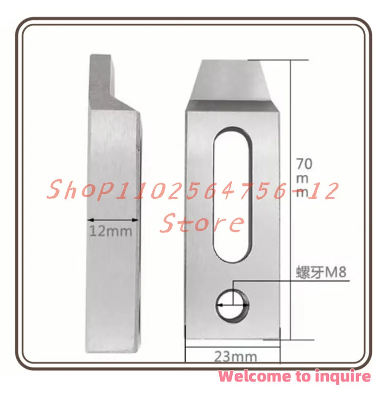 

CNC lathe EDM fixture Stainless steel fixture bracket clamp 70-90mm M8 screws