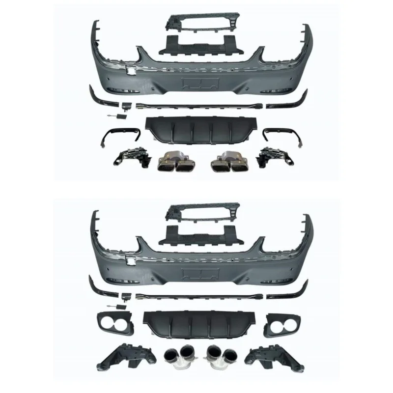 

Suitable for Mercedes-Benz GLC coupe tail lip tail throat X254GLC63/GLC43 diffuser exhaust pipe