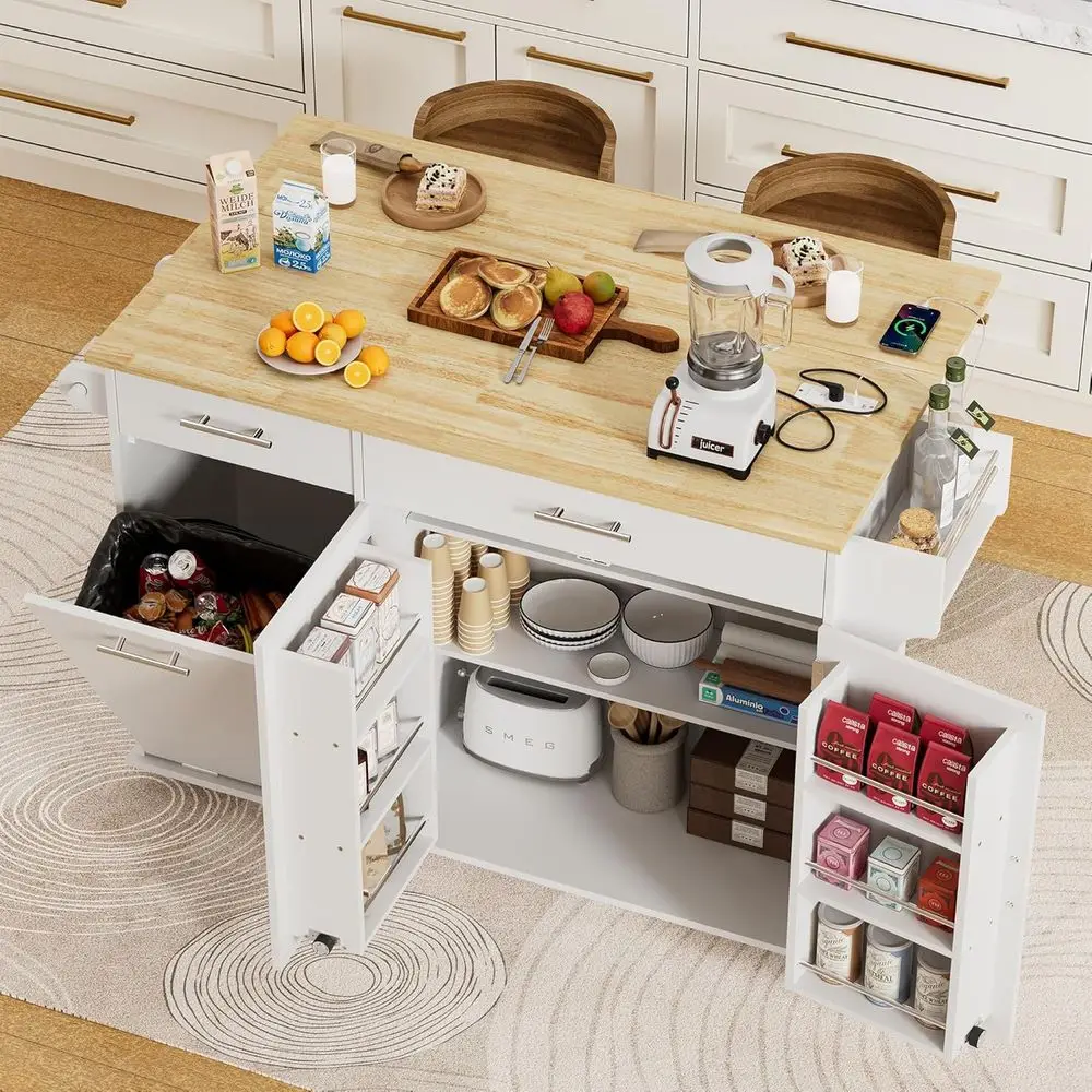 White Mobile Kitche…