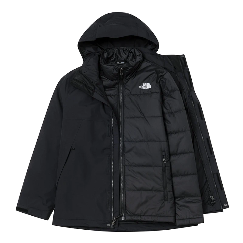 The North Face Chaqueta tres en uno impermeable, resistente al viento y cálida con forro polar para hombre 8Gjzjk3