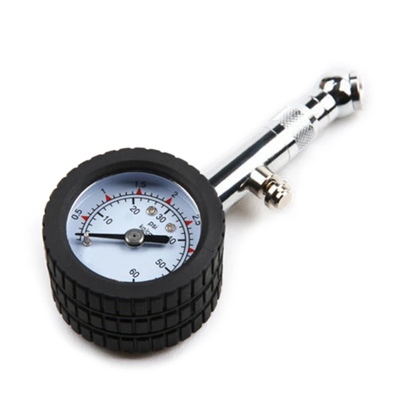 

Portable Tire Pressure Gauge Easy to Read Dial Air Pressure Gauge Tire Gauge with Quick Deflator Multipurpose