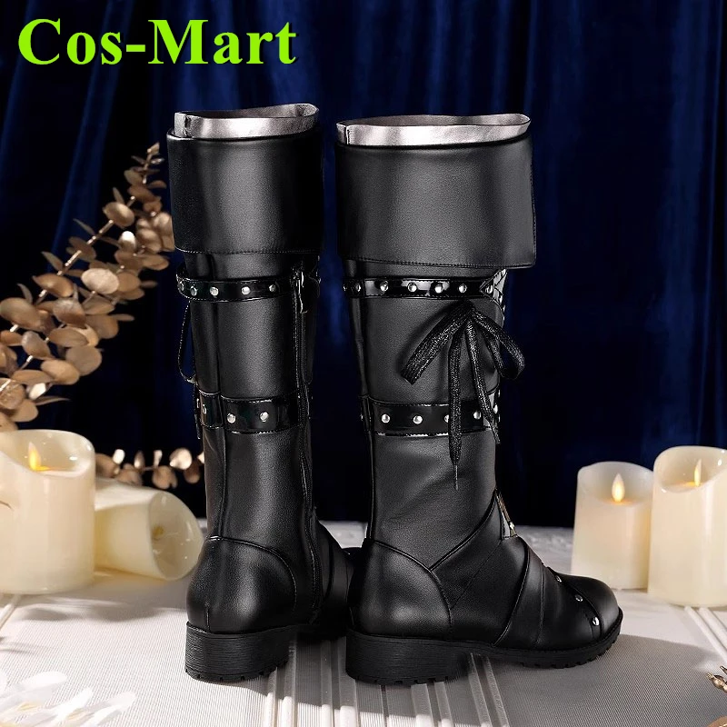 cos-mart-jeu-identite-v-eli-clark-chaussures-cosplay-costume-augur-tenebres-fete-jeu-de-role-vetements