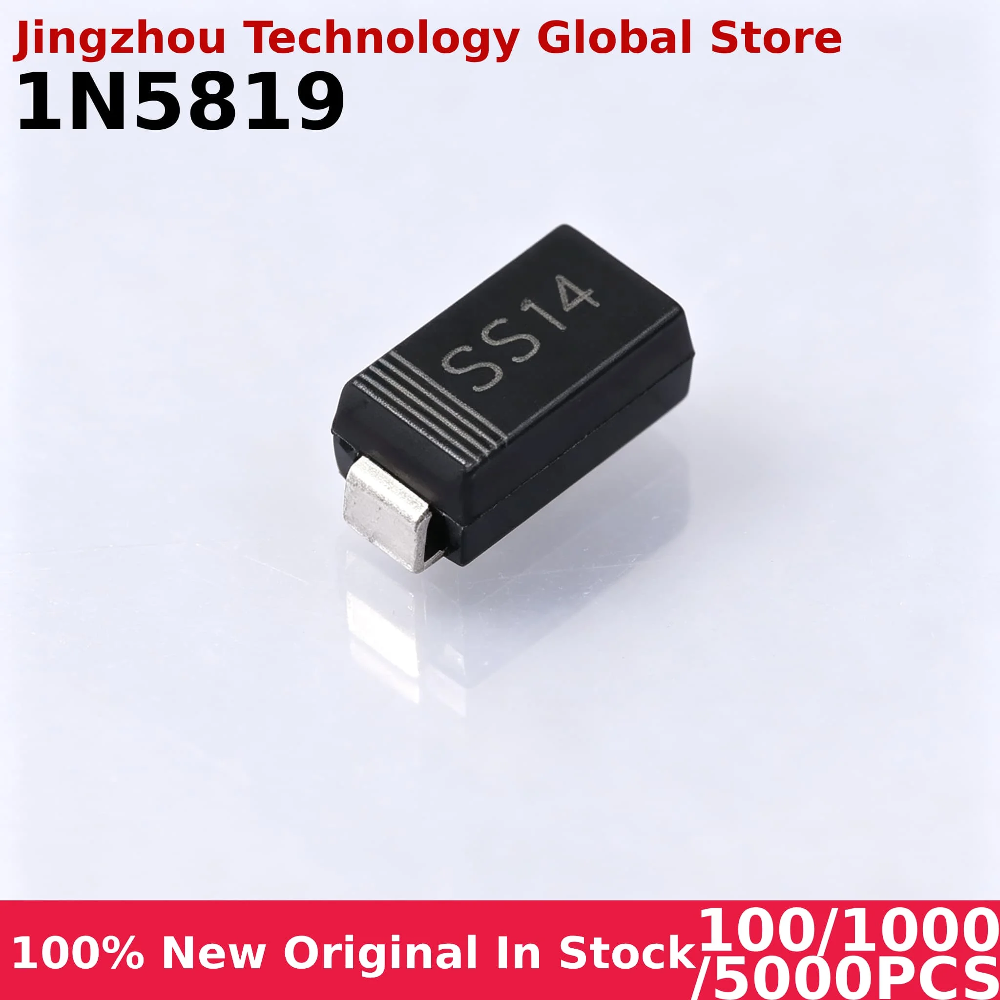 100/1000/5000PCS 1N5819 SMD IN5819 Rectifier Diode 40V DO-214AC Schottky Diode SS14 100% New Wholesale