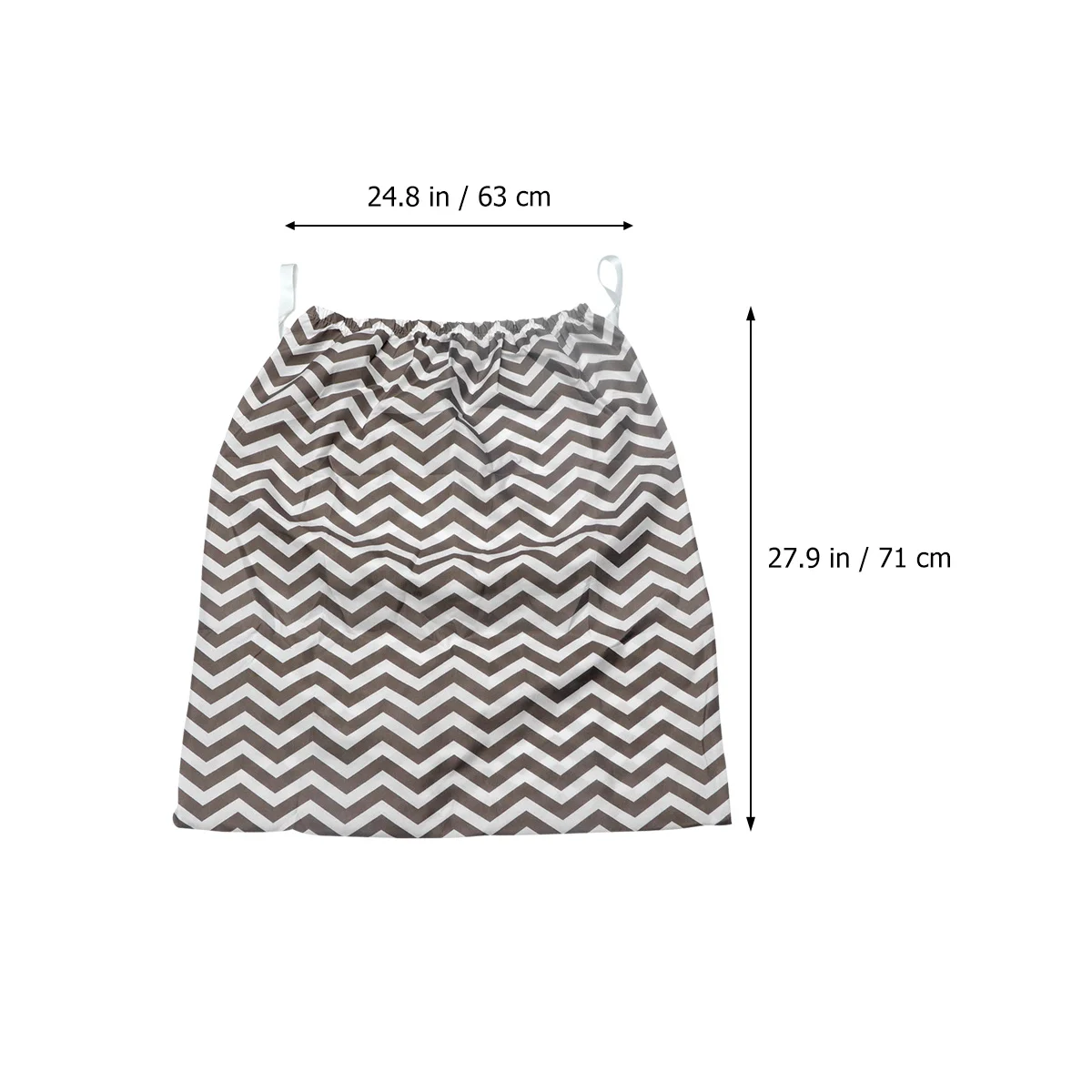 1 pz borsa per pannolini asciutti e bagnati custodia per pannolini per neonati secchiello per pannolini per bambini portatile durevole e leggero design in corda