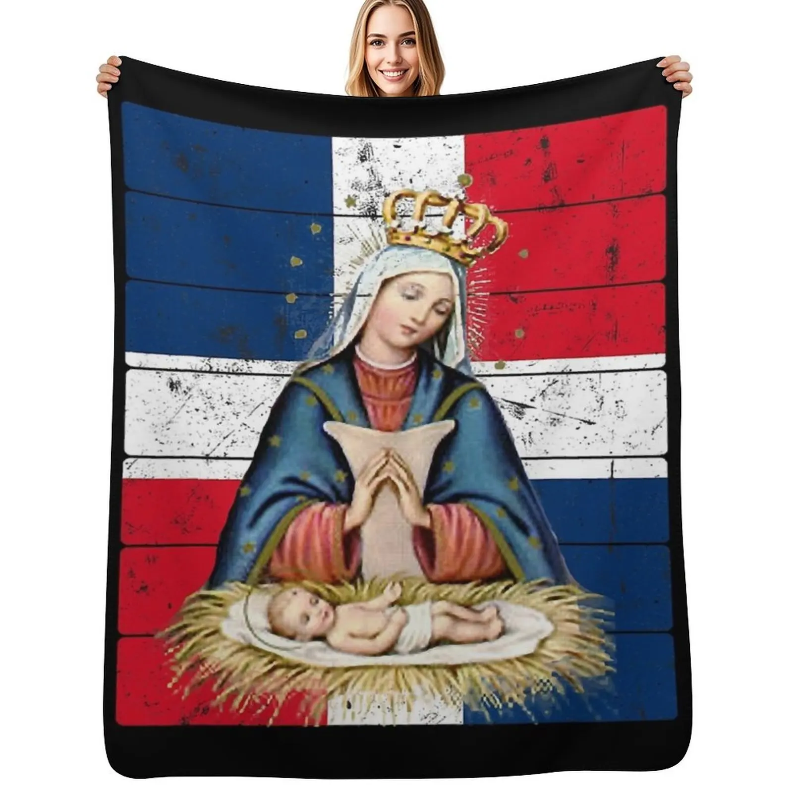 

Our lady of Altagracia ,Nuestra Seora de la Altagracia Throw Blanket Lightweight Cozy Blanket for Bed Sofa