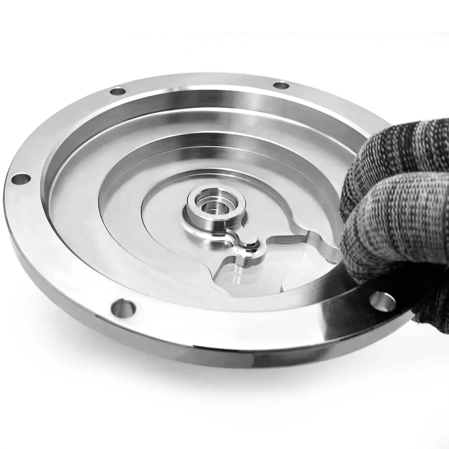 CNC 6 ثقوب وضوح ديربي غطاء ل هارلي سبورتستر 1200 مخصص XL1200C 883 SuperLow XL883L 05-19 غطاء المحرك حامي #5