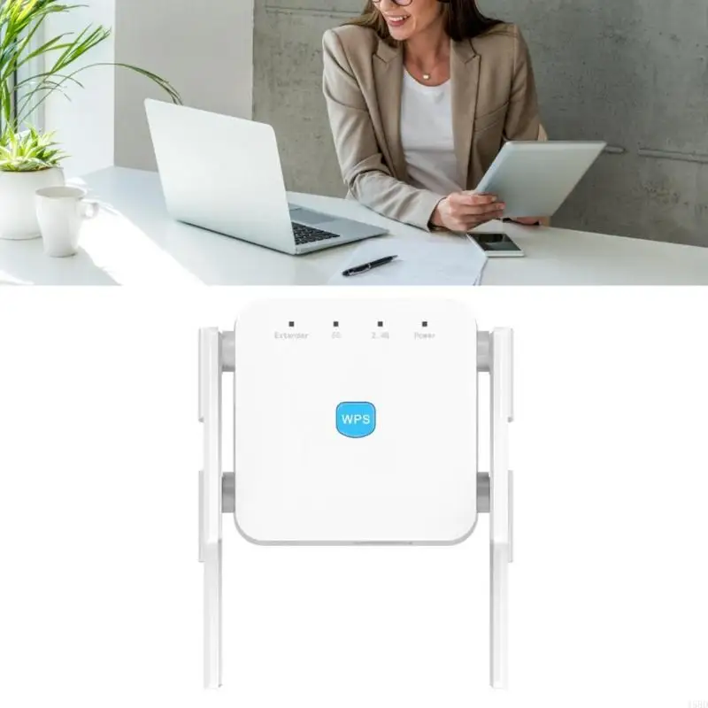 300 Мбит / с Wi -Fi Extender Wi -Fi Wi -Fi Extenders с 4 внешней антенной для дома 45BD