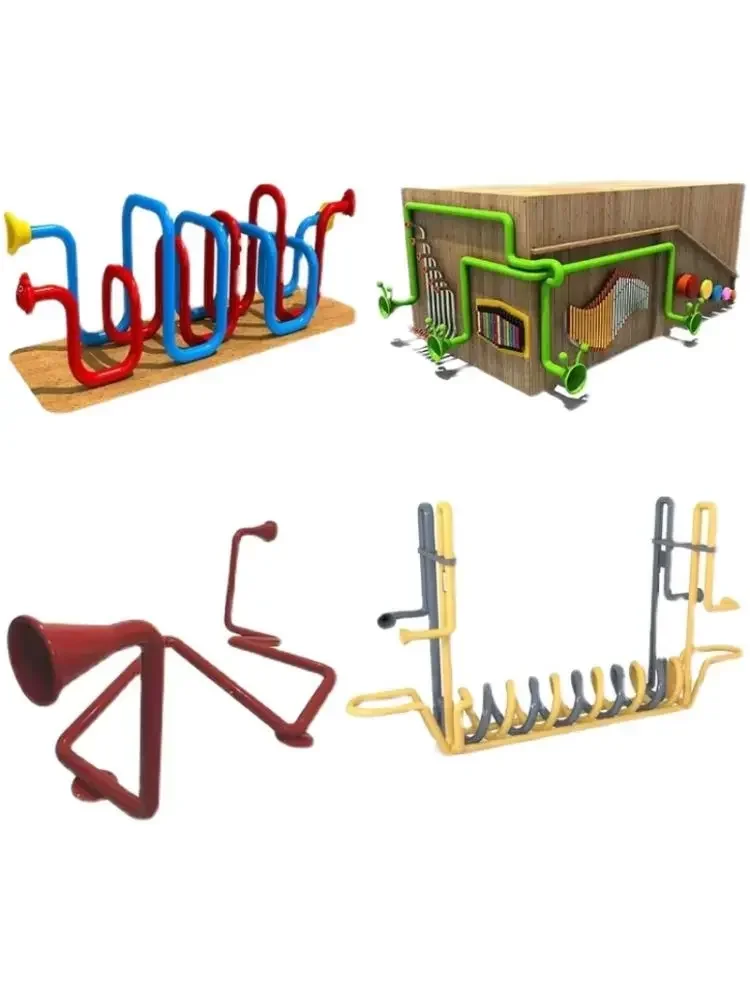 

Kindergarten microphone custom galvanized pipe stainless steel park community square sound transducer large amusement equipment