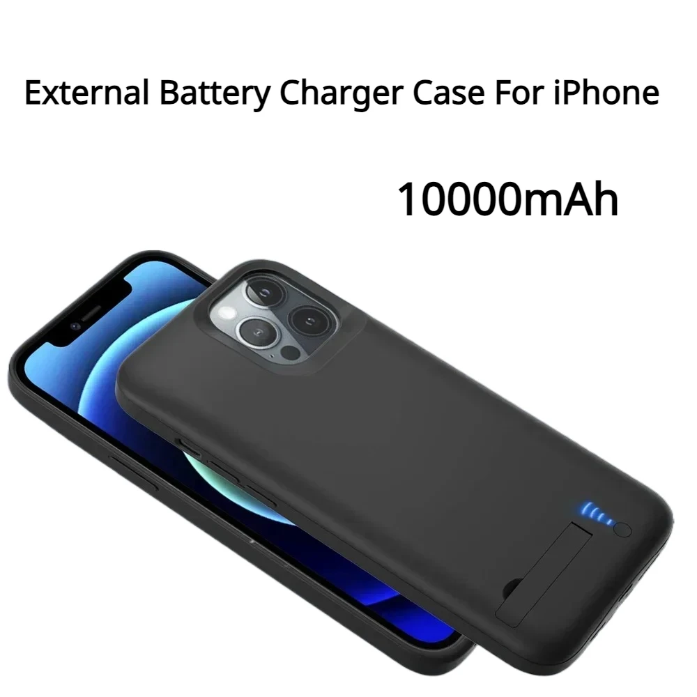 

External Battery Charger Case For iPhone 7 8 6 6S Plus Charging Case For iPhone X XS XR 11 12 13 14 15 Power Bank Cover 10000mAh