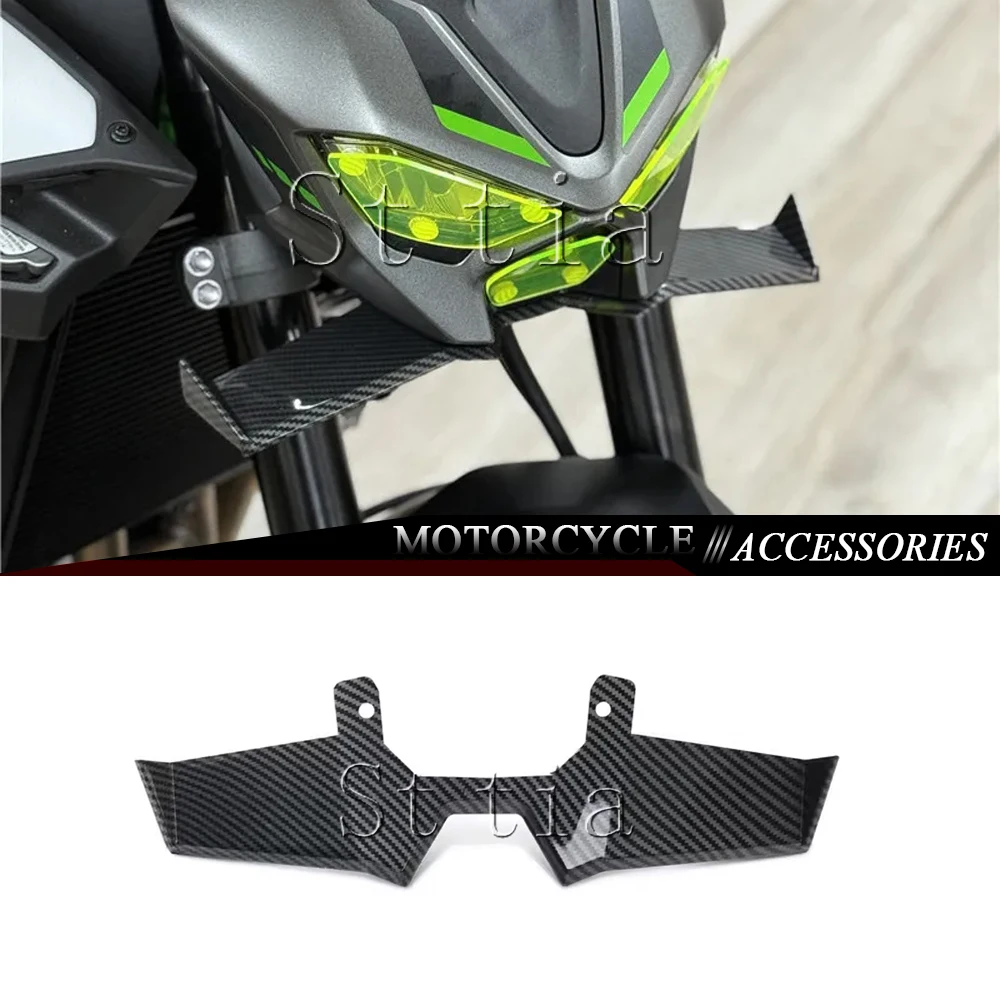 

Z900 2025 New Front Lip Spoiler For Kawasaki Z900 SE Z 900 z900 Motorcycle Wind Wing Cover Cone Aerodynamics Fairing Winglets