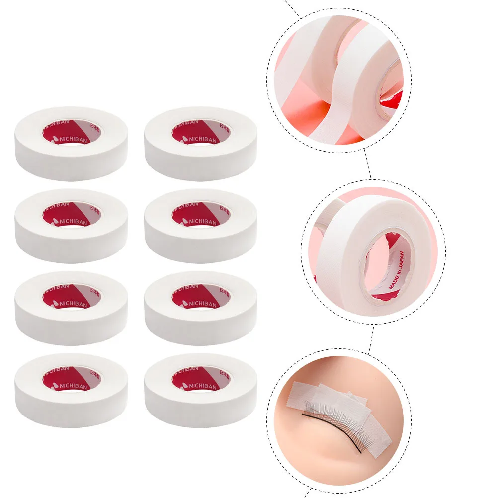 Ruban de greffage de cils professionnel, 6 pièces, 9 mètres, respirant, de qualité médicale, adhésif, outils de beauté pour les yeux