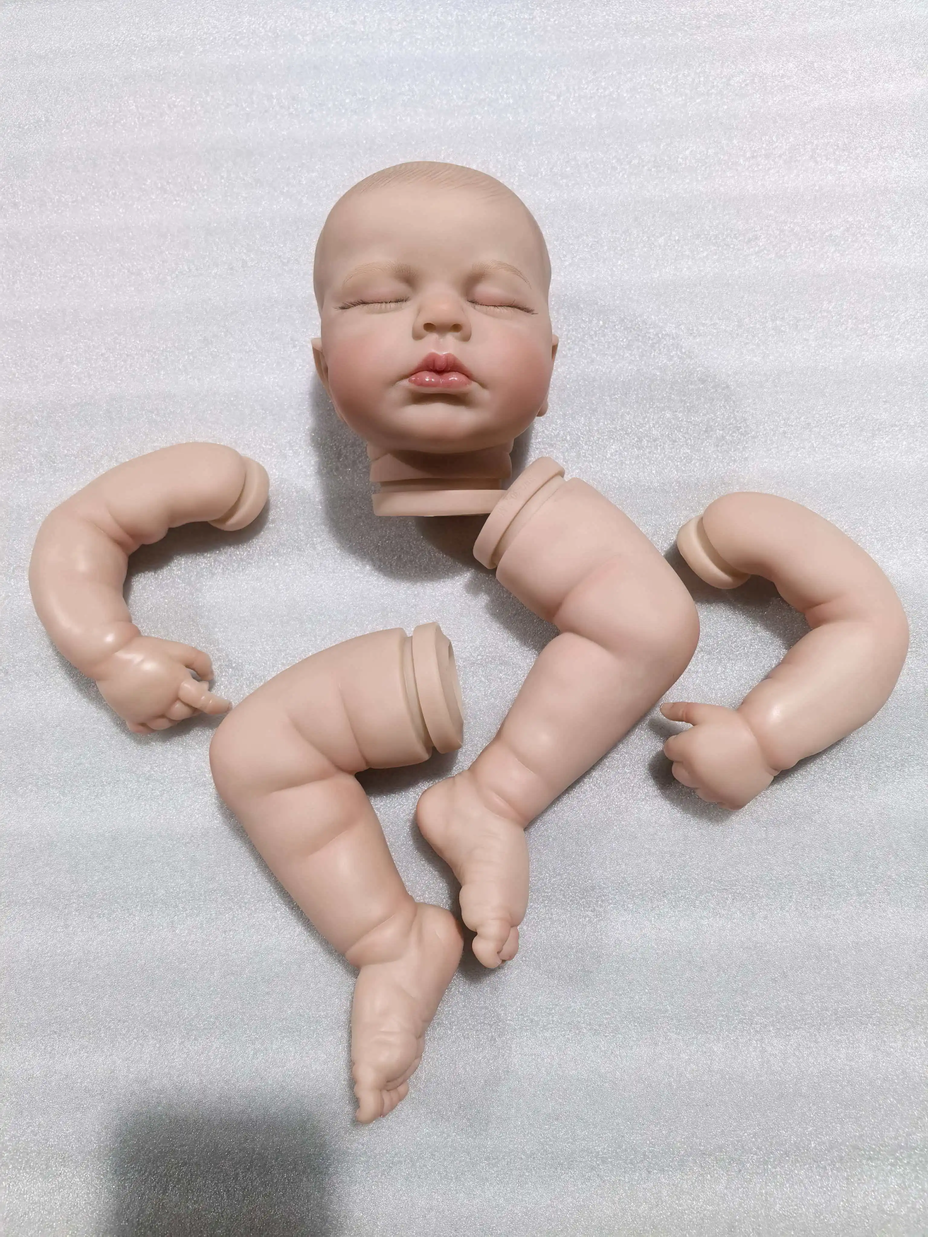 NPK 19inch Finished Doll Size Already Painted Kits Loulou Very Lifelike With Many Details Veins same As picture