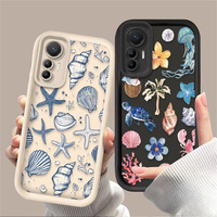 Summer Marine Organism Phone Case For Xiaomi Poco X6 X7 F5 F6 X5 X3 NFC F3 M6 Pro 4G Mi 13 12 11 Lite 5G 14 13T 12T 11T 14T Pro