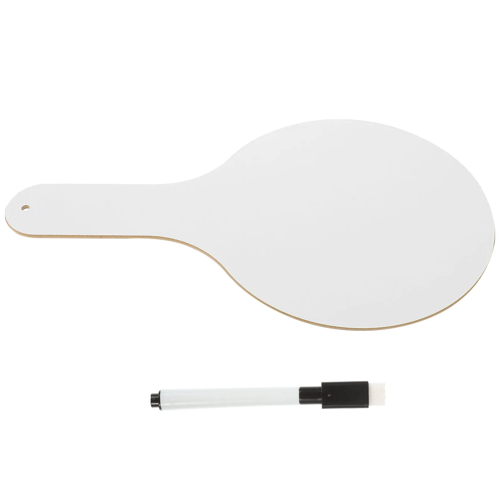 1 ensemble de tableau blanc portatif pour étudiants, palette effaçable à sec en bois pour la réponse en classe, fournitures scolaires de vote, palette effaçable à sec