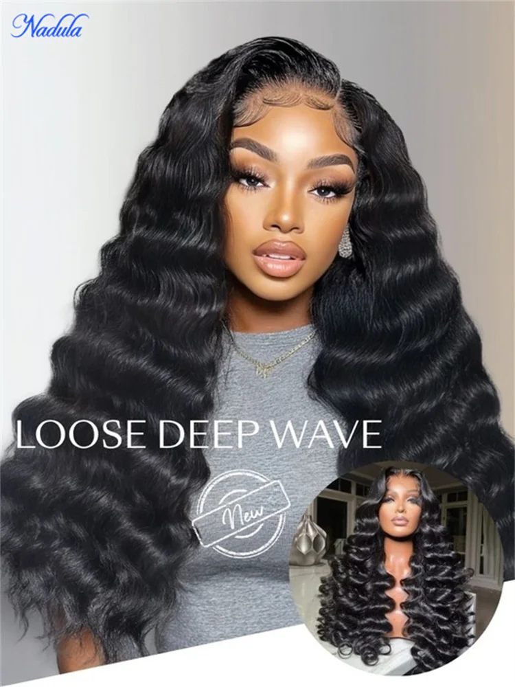 

Nadula NEW 13x4 Pre-Everything™ Lace Frontal Loose Deep Wave Human Hair Wig Pre Cut Transparent Lace Glueless Wig Ready to Wear