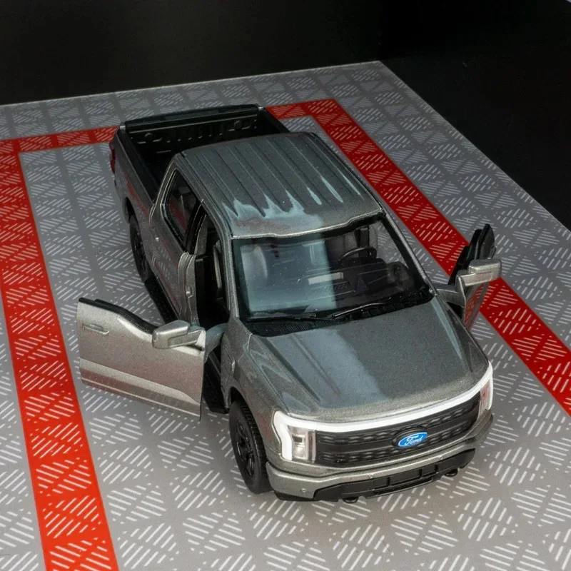 1:36 Ford Raptor F150 Pickup Alloy New Energy Car Model Diecast Metal Toy Off-road Vehicles Car Model Sound and Light Kids Gifts