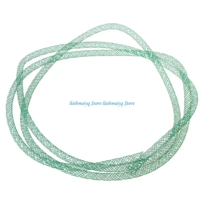 

573B Handmade Hat Accessories Stretch Mesh Tube for Sinamay Hat Making Teaparty Fascinator Hat Bowknot Binding Trim Accessory