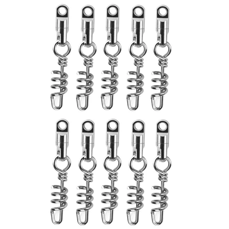 31KC Fishing Barrels Swivels, High Strength Rolling Bearing Connectors Clip