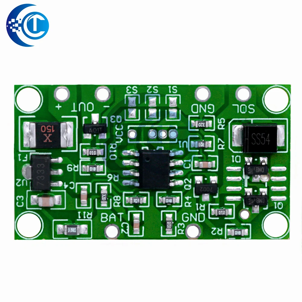 태양광 잔디등 PCBA 컨트롤러 (3.7V/6V/12V 1A): 지면 매립등 및 태양광 잔디등 전용 회로 기판