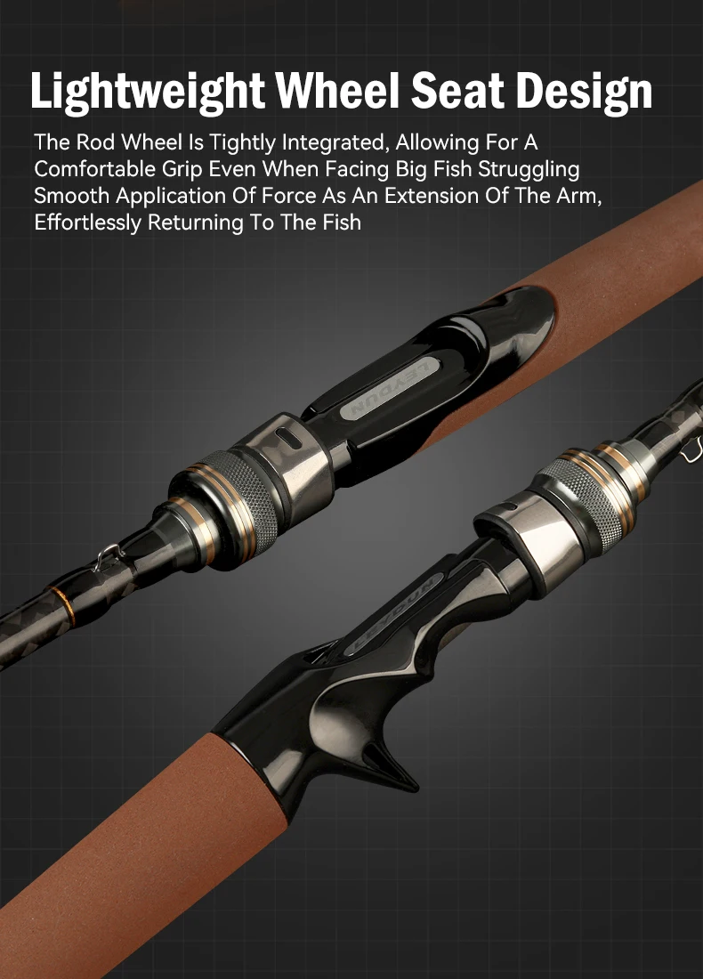 LEYDUN Ultraleichte Angelrute 1,8m 2,1m Zwei Spitzen Schnelle Aktion Spinning Jigging Rute UL L M ML Carbon Casting Reise-Feeder-Ruten – Detail 6