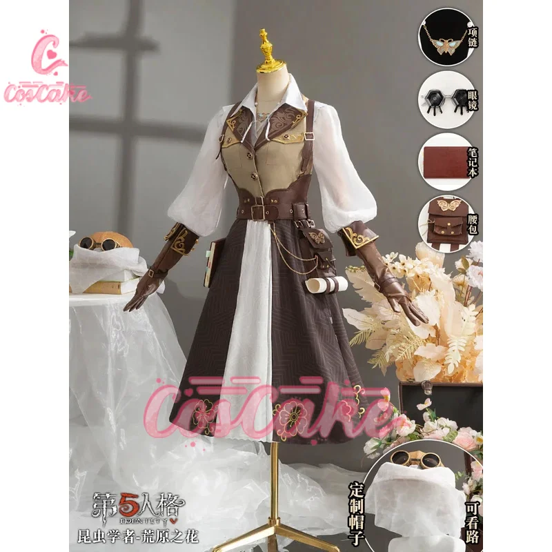 Identity V Melly Plinius Entomologist Flowers Of The Wasteland Cosplay Costume Cos Game Anime Party Uniform Hallowen Play Role