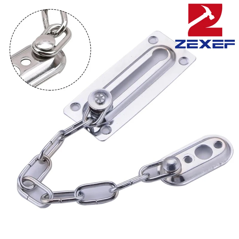 

1 шт., серебристая скользящая защелка для дверей дома и офиса