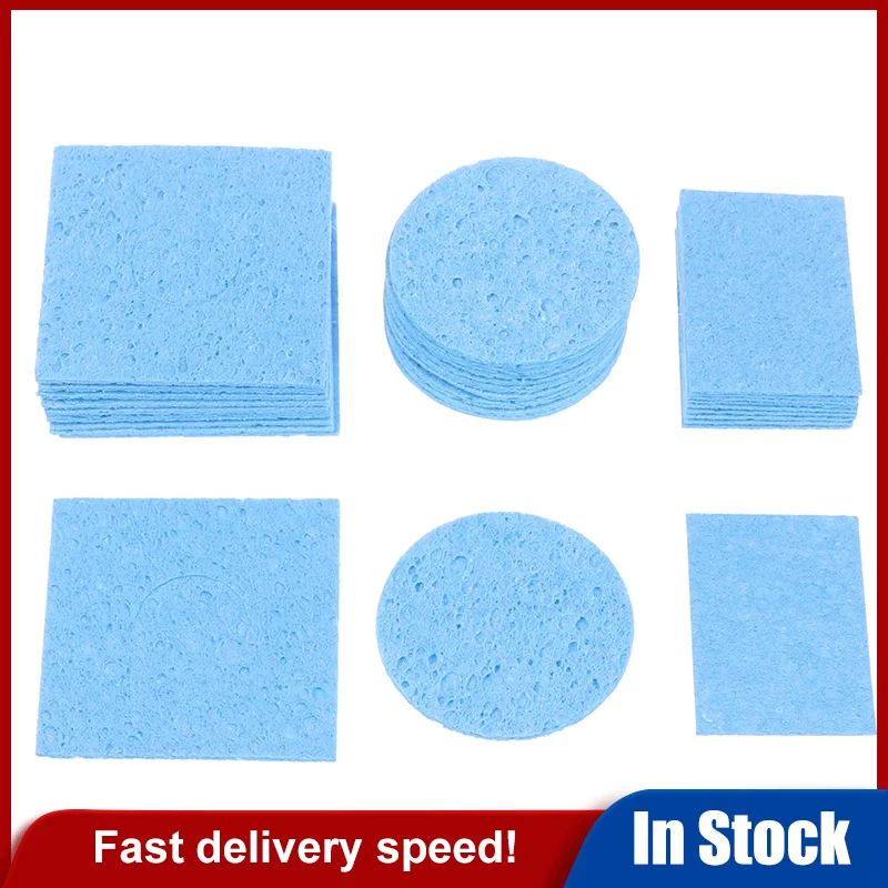 High Quality 10Pcs/lot Soldering Sponge For BGA Soldering Iron Tip Cleaning Welding Head Cleaner Tools