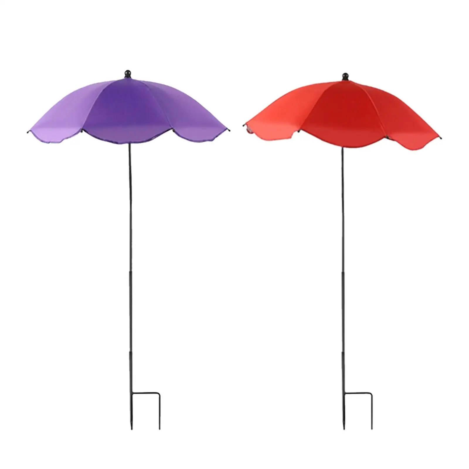 Plant Umbrellas Plants Shade Waterproof Weatherproof Convenient with Ground Stake Protection Planter Shade Cover for Bonsai