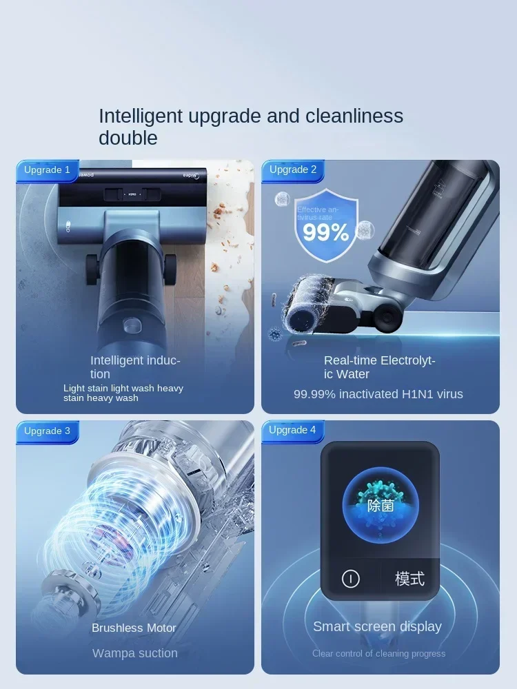 Original    Midea G5 Dust-free Washing Floor Smart Household Appliances Suction, Drag and Wash Integrated Vacuum Cleaner